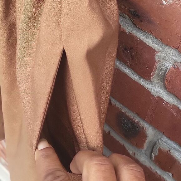 HP❤️💣 A-line skirt carmel Brown Skirt - Picture 3 of 6